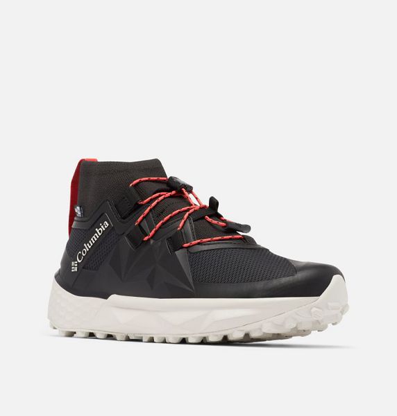 Women Columbia Facet™ 75 Alpha Outdry™ Lightweight Waterproof Hiking Shoes Black / Red Coral | US-WUFTDX-678