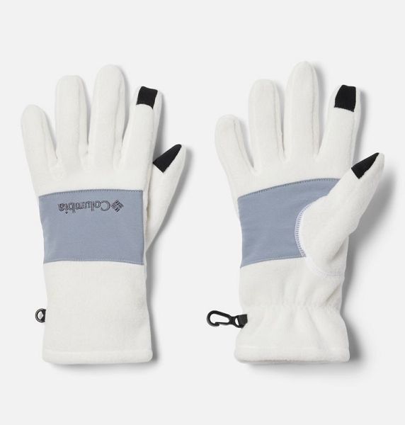 Women Columbia Fast Trek™ III Fleece Gloves Light Blue / Grey | US-VZAHRT-583