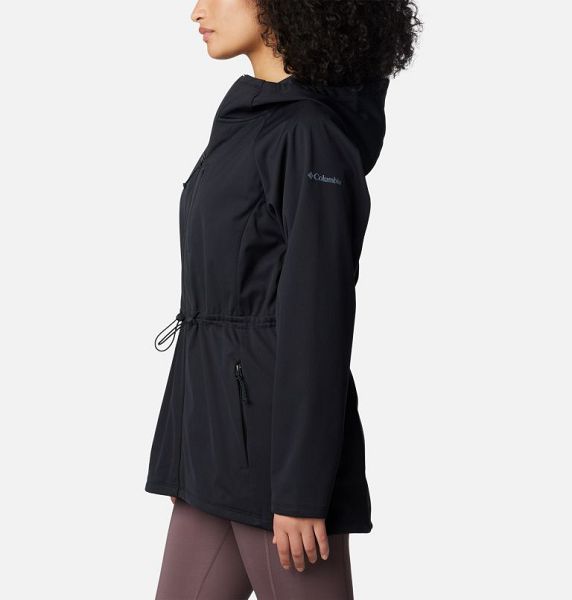 Women Columbia Flora Park™ II Mid Softshell Jackets Black | US-VAOQLC-183