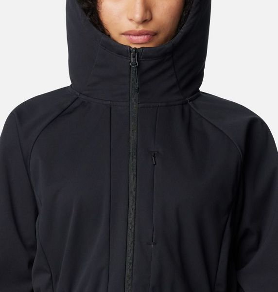 Women Columbia Flora Park™ II Mid Softshell Jackets Black | US-VAOQLC-183