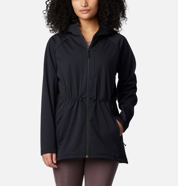 Women Columbia Flora Park™ II Mid Softshell Jackets Black | US-VAOQLC-183