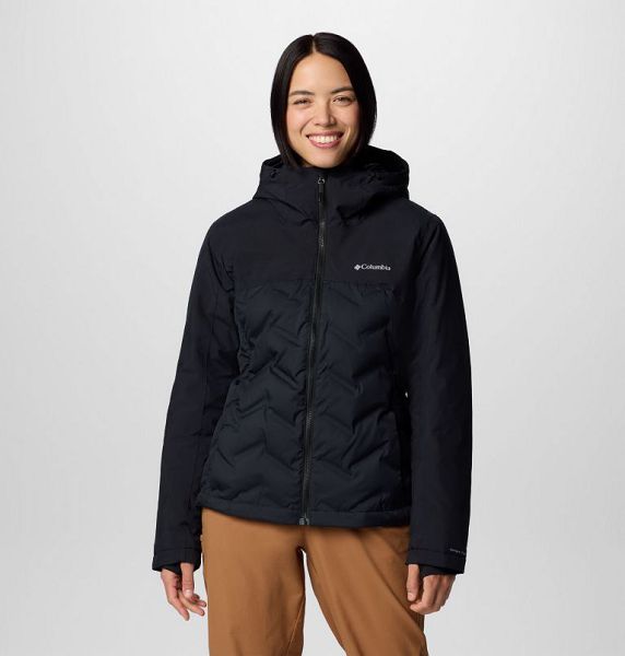 Women Columbia Grand Trek™ III Waterproof Hooded Down Jackets Black | US-HMGQLE-793