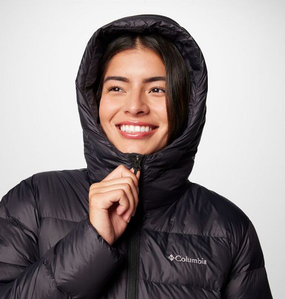 Women Columbia Harmony Falls™ Hooded Down Jackets Black | US-APHGUM-801