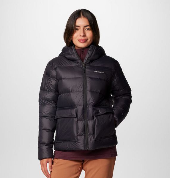 Women Columbia Harmony Falls™ Hooded Down Jackets Black | US-APHGUM-801