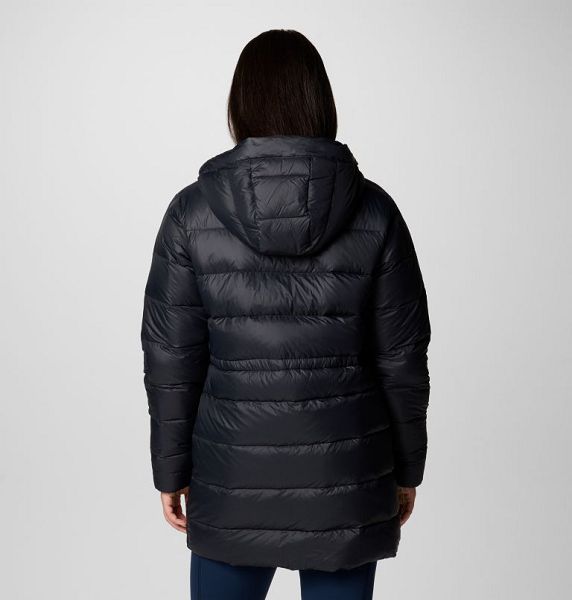 Women Columbia Harmony Falls™ Hooded Mid Down Jackets Black | US-DRPAMQ-176