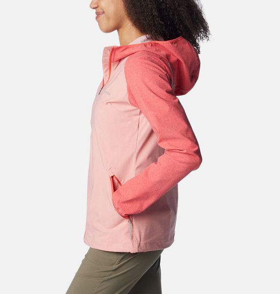 Women Columbia Heather Canyon™ Softshell Jackets Rose | US-WPBJYR-748