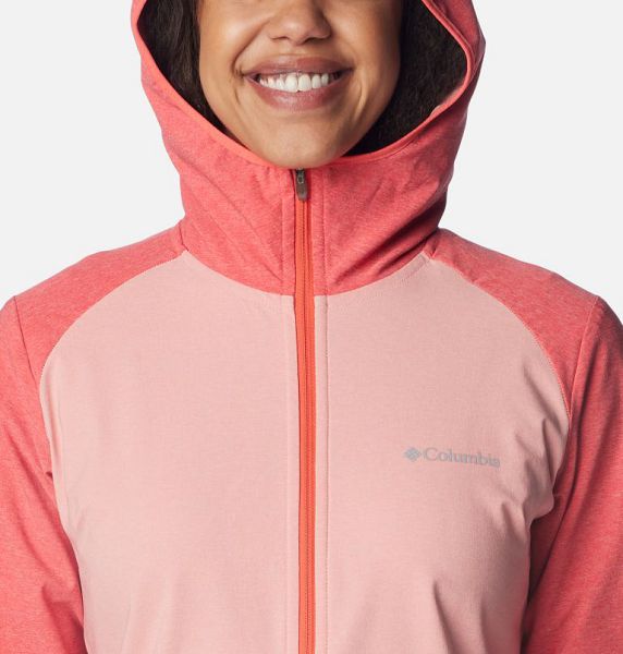 Women Columbia Heather Canyon™ Softshell Jackets Rose | US-WPBJYR-748