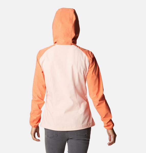 Women Columbia Heather Canyon™ Softshell Jackets Coral / Orange | US-VNDZAG-301