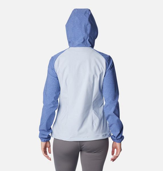 Women Columbia Heather Canyon™ Softshell Jackets Blue | US-QCOJGH-018