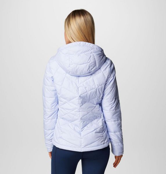 Women Columbia Heavenly™ Hooded Insulated Jackets Blue | US-FHPSKY-147