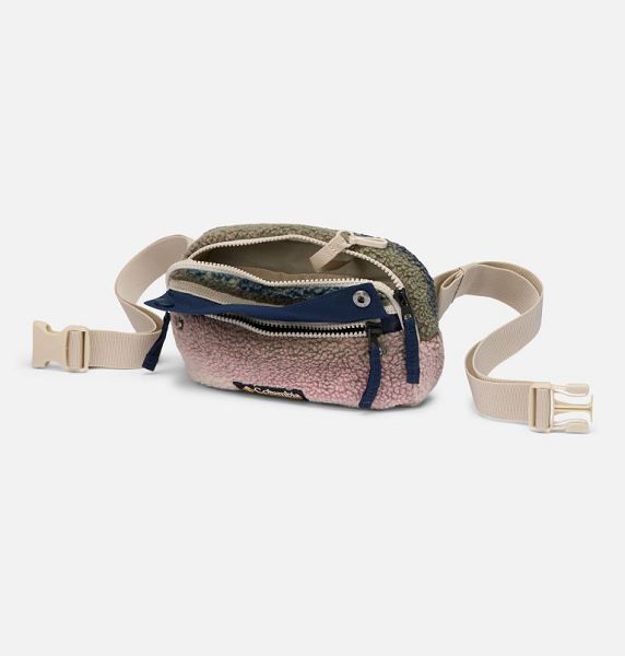 Women Columbia Helvetia™ II Sherpa Printed Hip Pack Belt Bags Navy | US-PBLNZU-162