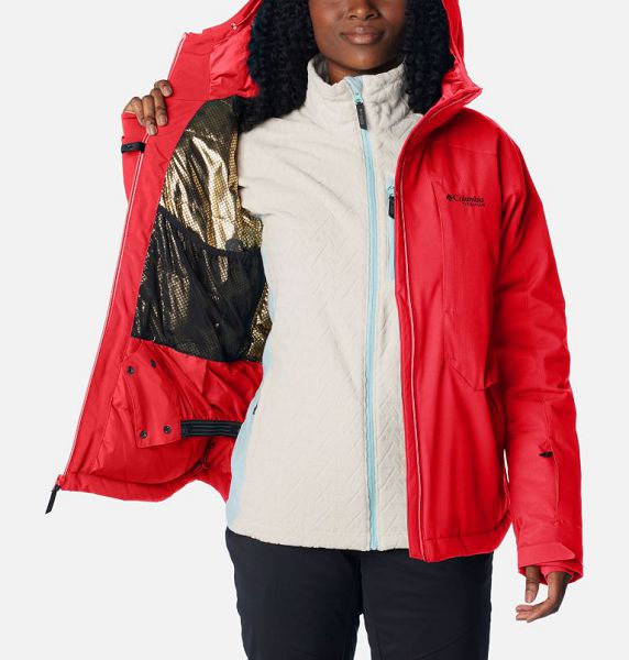 Women Columbia Highland Summit™ Waterproof Ski Jackets Red | US-BMNPJD-931