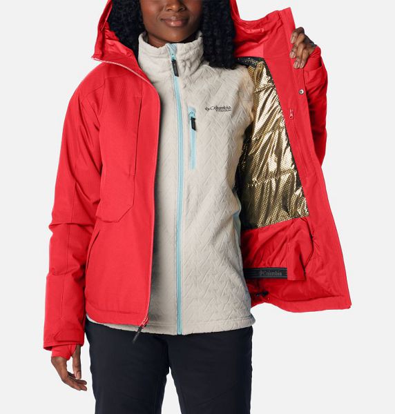 Women Columbia Highland Summit™ Waterproof Ski Jackets Red | US-BMNPJD-931