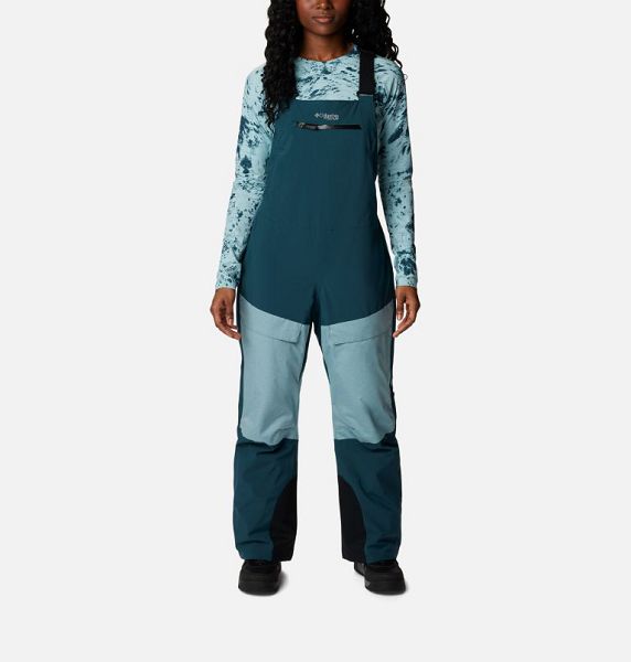 Women Columbia Highland Summit™ Waterproof Bib Pants Blue | US-XRYCVJ-508