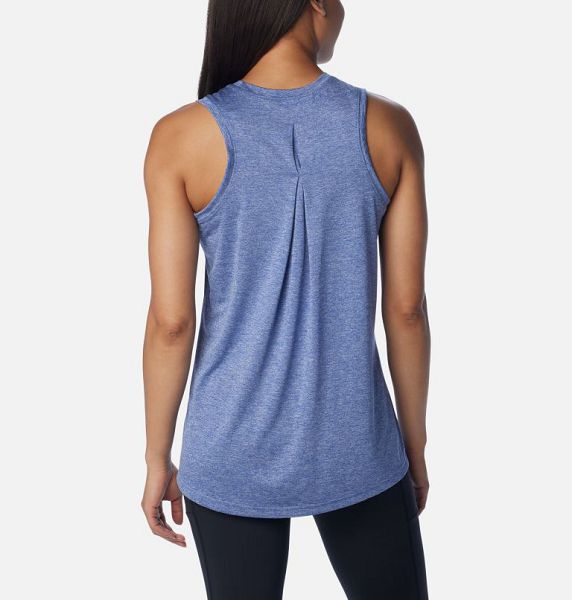 Women Columbia Hike™ Technical Tank Top Blue | US-NJEKQY-468