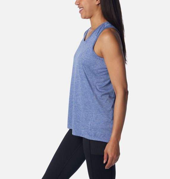 Women Columbia Hike™ Technical Tank Top Blue | US-NJEKQY-468