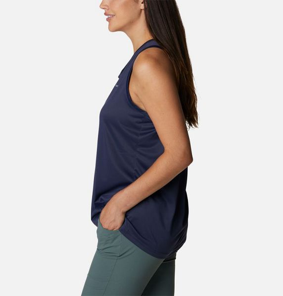 Women Columbia Hike™ Technical Tank Top Navy | US-PCNJVM-173