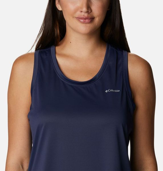 Women Columbia Hike™ Technical Tank Top Navy | US-PCNJVM-173