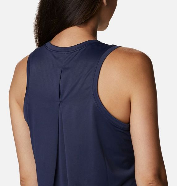 Women Columbia Hike™ Technical Tank Top Navy | US-PCNJVM-173