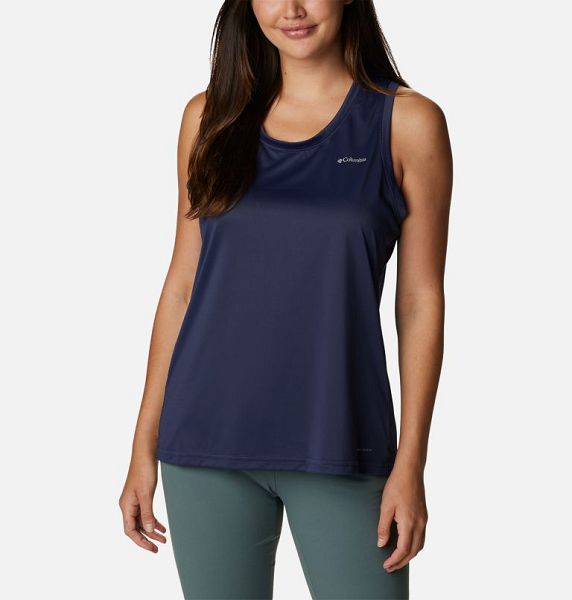 Women Columbia Hike™ Technical Tank Top Navy | US-PCNJVM-173