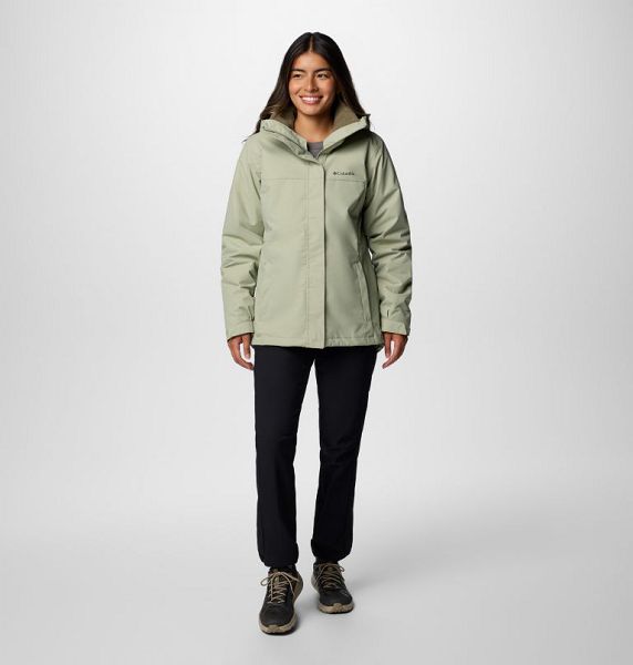 Women Columbia Hikebound™ II Waterproof 3 In 1 Jackets Green | US-KMJNQT-217