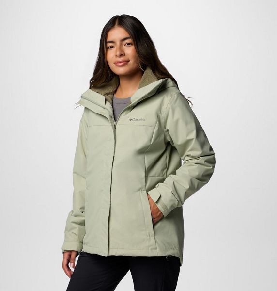 Women Columbia Hikebound™ II Waterproof 3 In 1 Jackets Green | US-KMJNQT-217