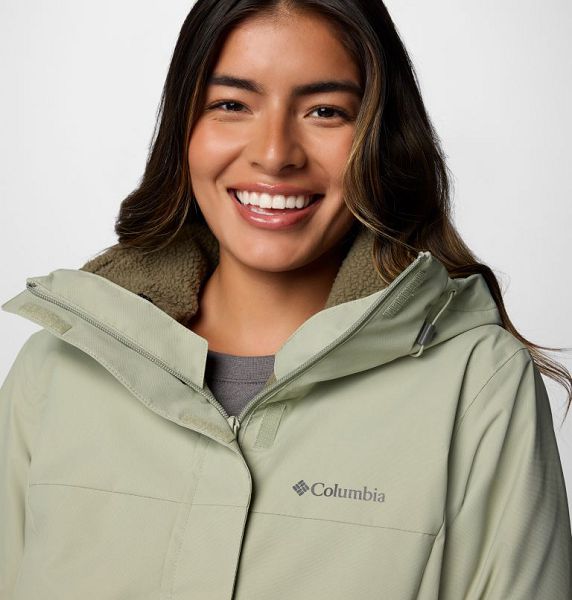 Women Columbia Hikebound™ II Waterproof 3 In 1 Jackets Green | US-KMJNQT-217