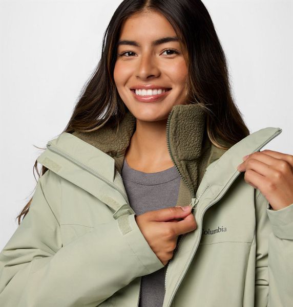 Women Columbia Hikebound™ II Waterproof 3 In 1 Jackets Green | US-KMJNQT-217