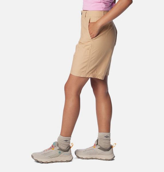 Women Columbia Holly Hideaway™ Washed Out Bermuda Shorts Khaki | US-OYCFLP-875