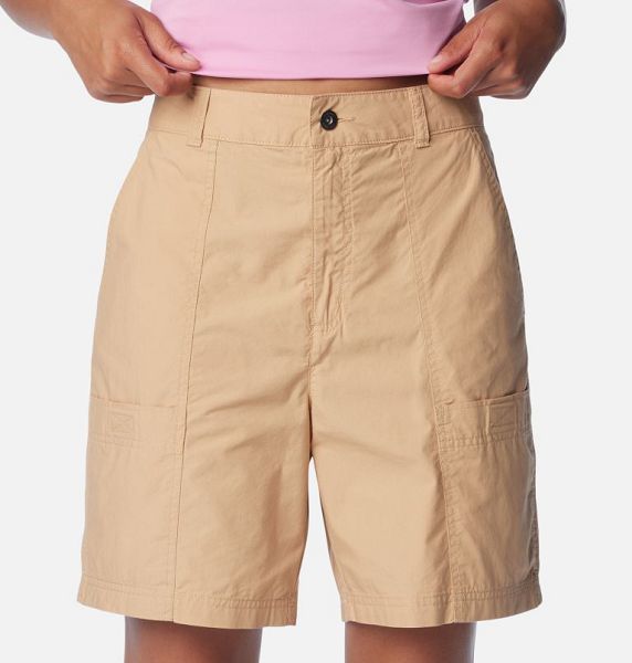 Women Columbia Holly Hideaway™ Washed Out Bermuda Shorts Khaki | US-OYCFLP-875