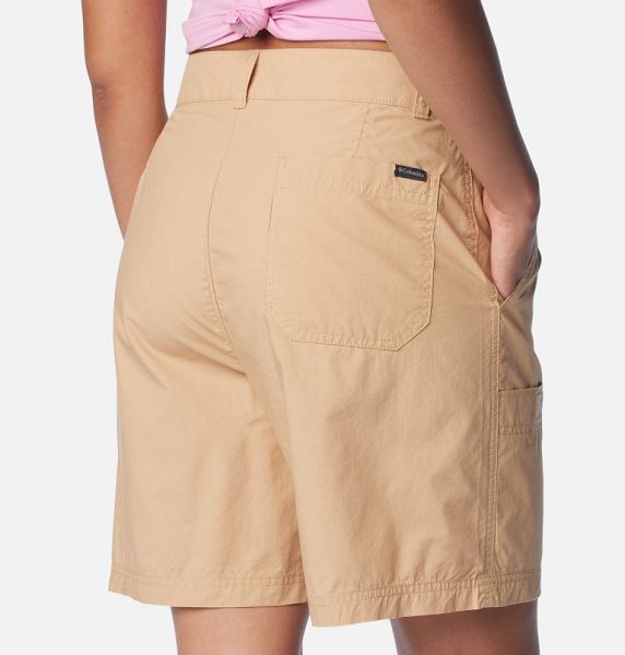 Women Columbia Holly Hideaway™ Washed Out Bermuda Shorts Khaki | US-OYCFLP-875