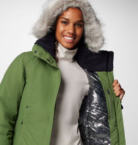 Women Columbia Icelandite™ TurboDown™ II Waterproof Insulated Jackets Green | US-FSKCVH-495