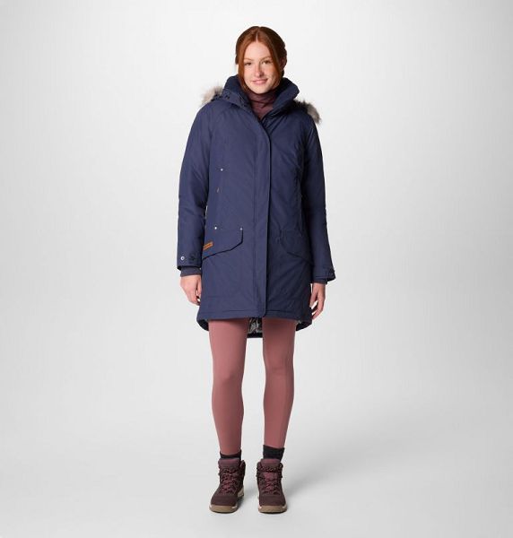 Women Columbia Icelandite™ TurboDown™ II Waterproof Insulated Jackets Navy | US-THCVYD-109