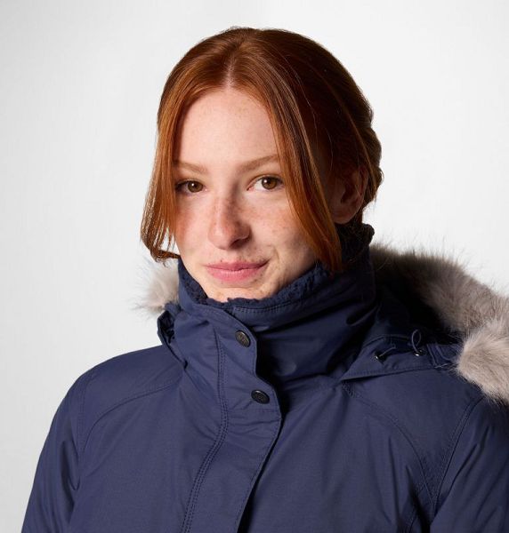 Women Columbia Icelandite™ TurboDown™ II Waterproof Insulated Jackets Navy | US-THCVYD-109