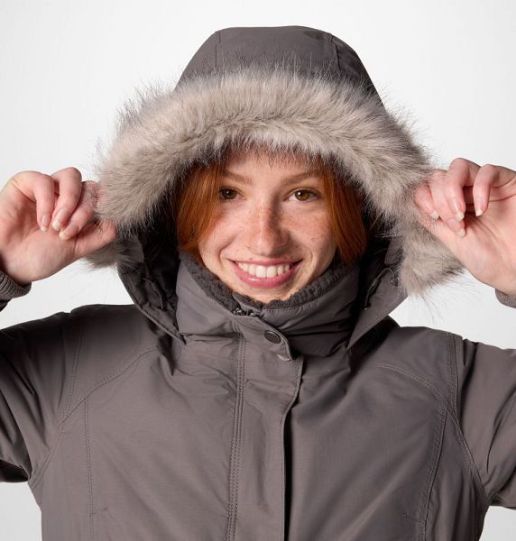 Women Columbia Icelandite™ TurboDown™ II Waterproof Insulated Jackets Grey | US-OLVCIE-625