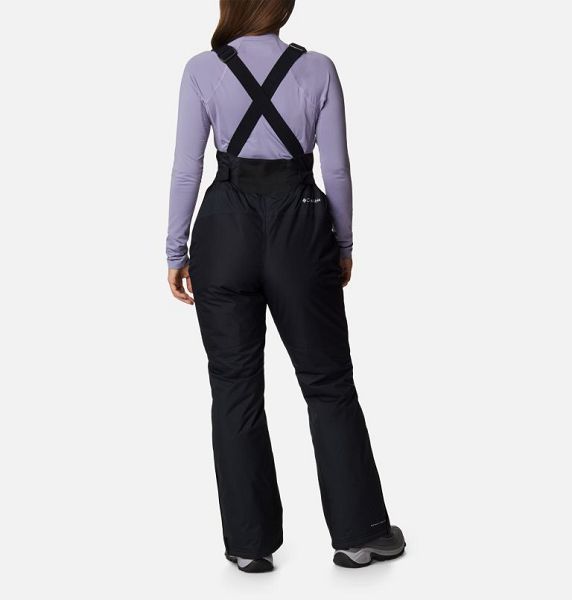 Women Columbia Iceventure™ Waterproof Bib Pants Black | US-HLBEKU-084