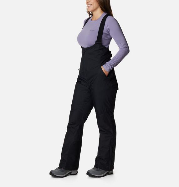 Women Columbia Iceventure™ Waterproof Bib Pants Black | US-HLBEKU-084