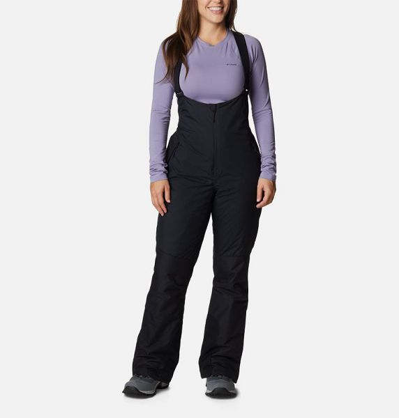 Women Columbia Iceventure™ Waterproof Bib Pants Black | US-HLBEKU-084