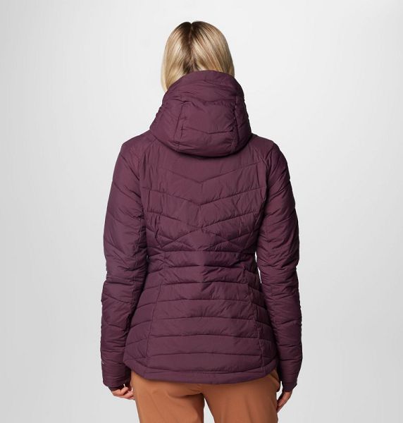 Women Columbia Joy Peak™ II Hooded Insulated Jackets Burgundy | US-CKWLXS-325