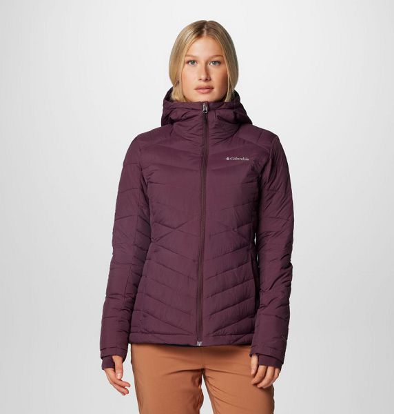 Women Columbia Joy Peak™ II Hooded Insulated Jackets Burgundy | US-CKWLXS-325