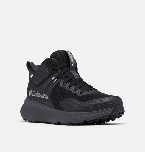 Women Columbia Konos™ TRS OutDry™ Mid Hiking Shoes Black / Dark Grey | US-LZVYNF-428