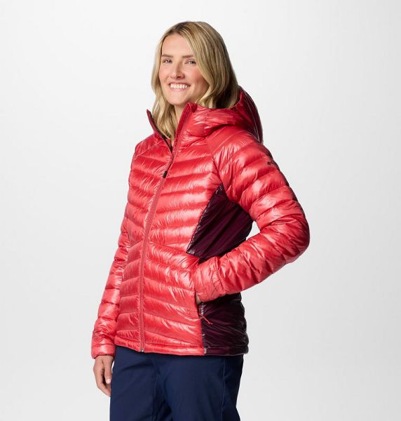 Women Columbia Labyrinth Loop™ II Insulated Hooded Jackets Red | US-CGKRZD-956