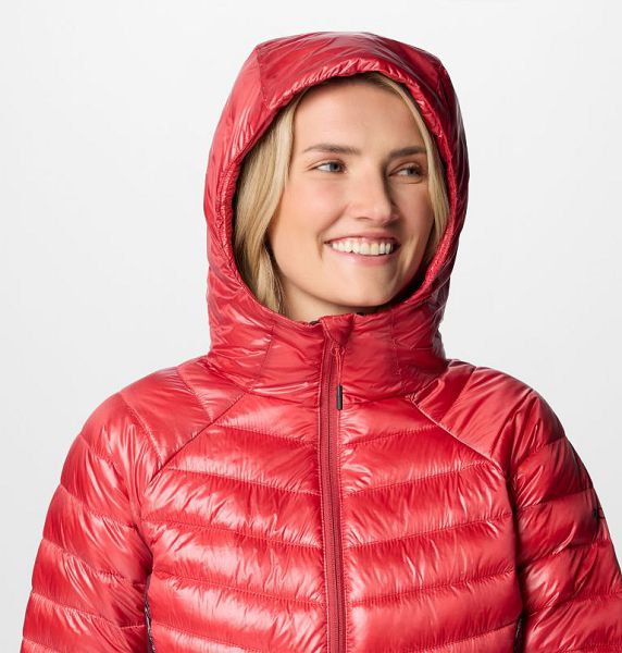 Women Columbia Labyrinth Loop™ II Insulated Hooded Jackets Red | US-CGKRZD-956