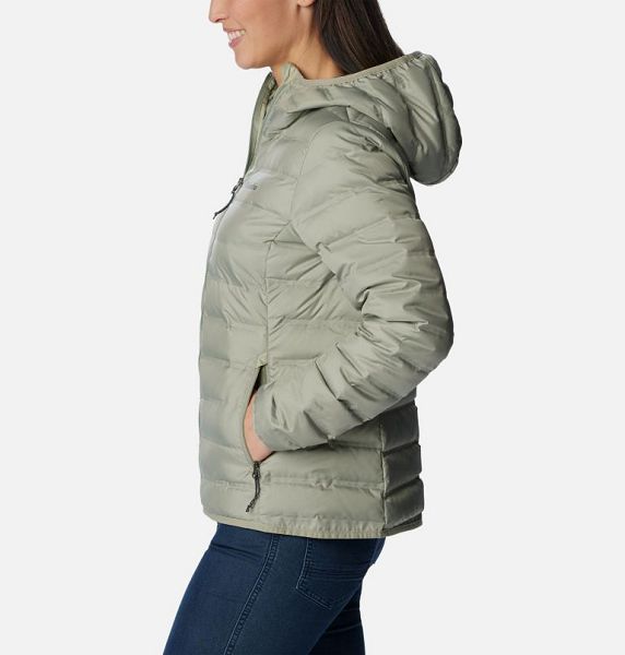 Women Columbia Lake 22™ II Hooded Down Jackets Green | US-AVIUHF-569