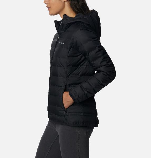 Women Columbia Lake 22™ II Hooded Down Jackets Black | US-PVIEMK-327