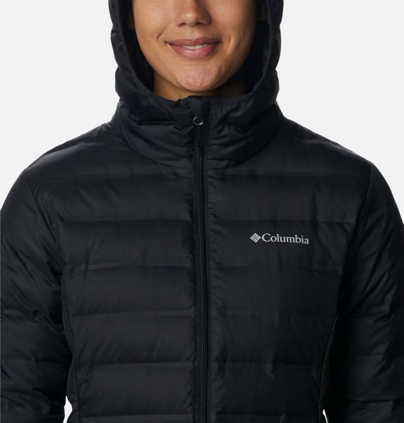 Women Columbia Lake 22™ II Hooded Down Jackets Black | US-PVIEMK-327