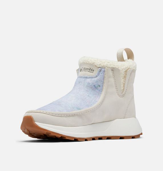 Women Columbia Landroamer™ Cozy Winter Boots Dark Grey / Light Blue | US-QNJRXK-195