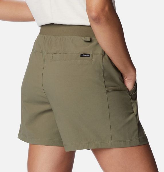 Women Columbia Leslie Falls™ Shorts Grey / Green | US-YOFDXQ-953