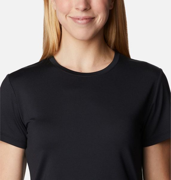 Women Columbia Leslie Falls™ Technical T-Shirt Black | US-OQKFGZ-927