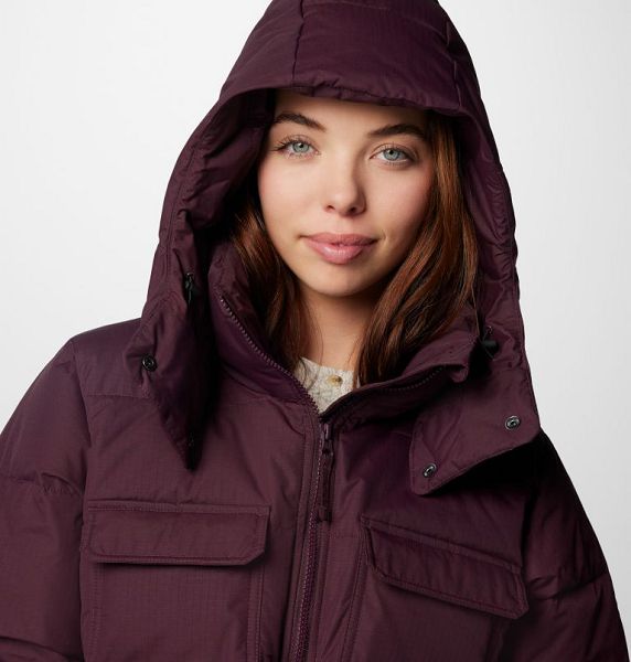 Women Columbia Longhorn Ridge™ Puffer Jacket Burgundy | US-OHWCRG-807